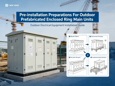 Préparations avant-installation pour les unités principales extérieures préfabriquées en anneau f...